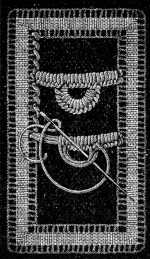 FIG. 701. BAR WITH BUTTONHOLE PICOT.