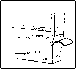 Fig. 62. Edge and Wedge Action Across the Grain.