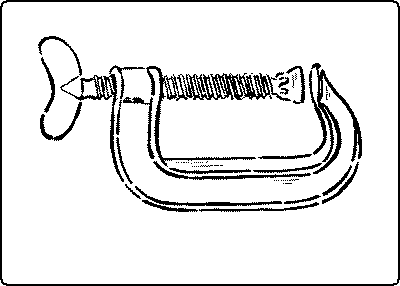 Fig. 177. Iron Handscrew, (Carriage-Maker's Clamp).