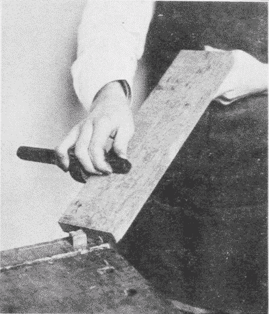 Fig. 214. Using the Marking-Gage.