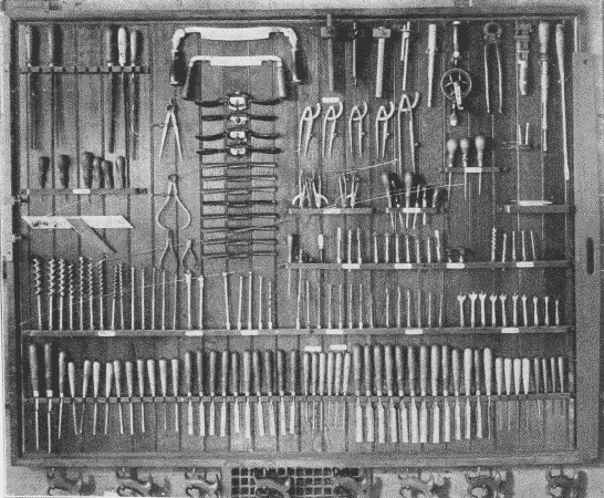 Fig. 239. General Tool rack in a School Shop.