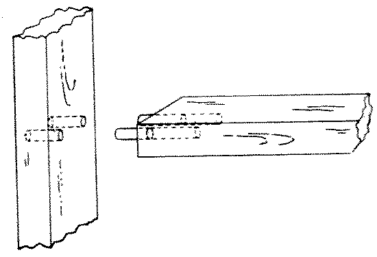 Fig. 264-8 Dowelled butt