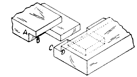 Fig. 266-33 Mortise and tenon with rabbet