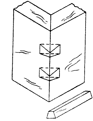 Fig. 268-56 Slip dovetail miter