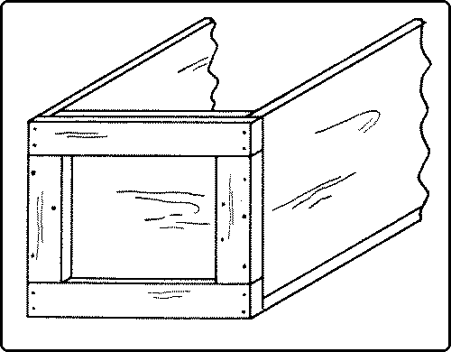 Fig. 283. Reinforced Butt Joint in Box.