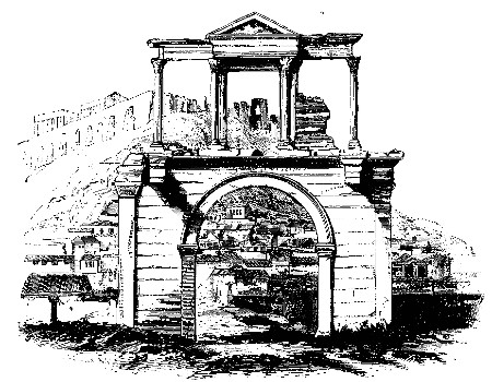 THE ARCH OF HADRIAN.