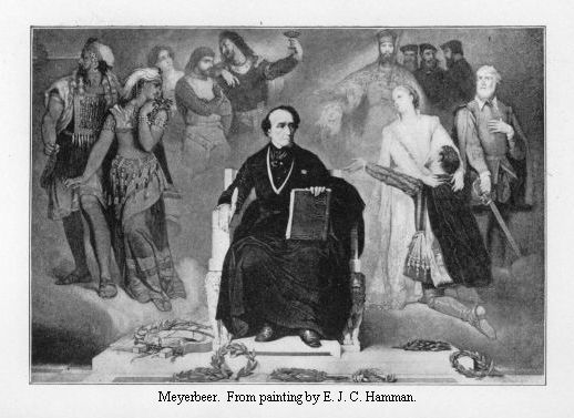 Mayerbeer.  From painting by E. J. C. Hamman.