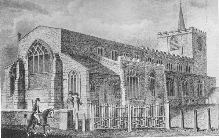 The Old Parish Church, Horncastle.  (Reproduced from
Weir’s “Horncastle.”)