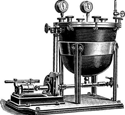 FIG. 15.--Beaumont's Cop-dyeing Machine.