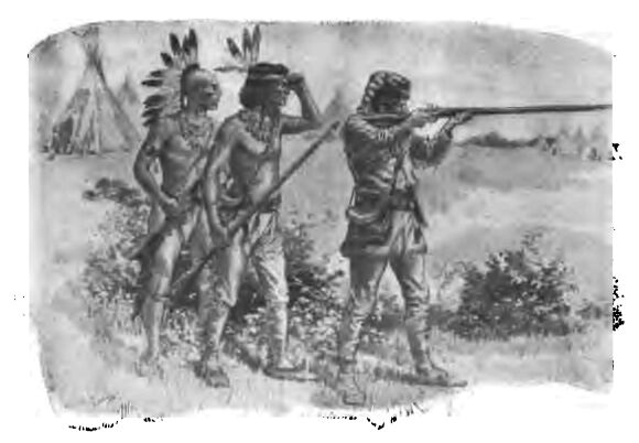 Daniel Boone Shooting With the Indians 067 