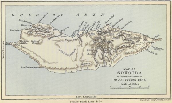 MAP OF SOKOTRA