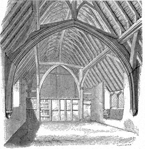 Interior of Fourteenth Century Manor House, Sutton
Courtenay, Berkshire.