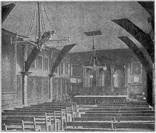 Interior of Hall of Merchants' Company of York.
