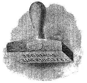 Fig. 15.—Soap stamp.