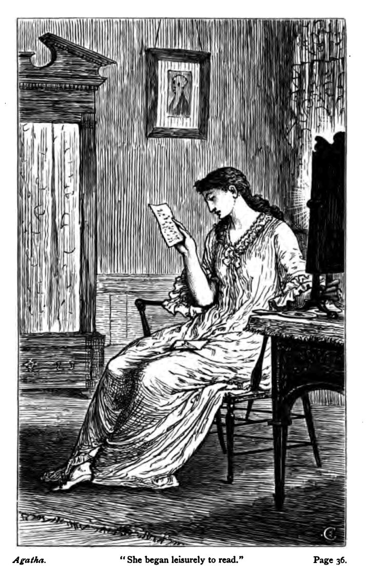 She Began Leisurely to Read  P036