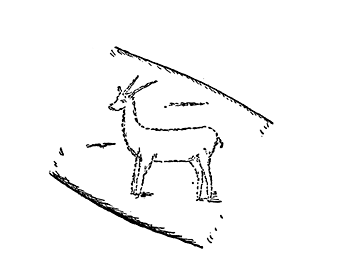 Fig. 3. The Tattooed arm. Antelope.