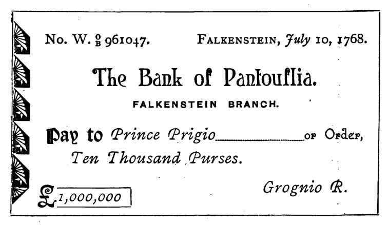 The King’s Cheque 