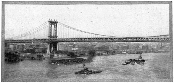 Manhattan Bridge te New-York.