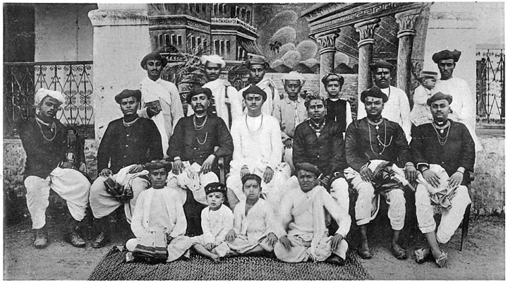 Group of Nāramdeo Brāhman men.