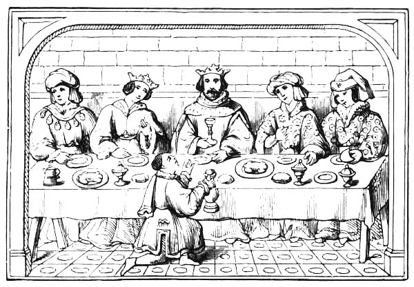 ROYAL PARTY DINING IN STATE.