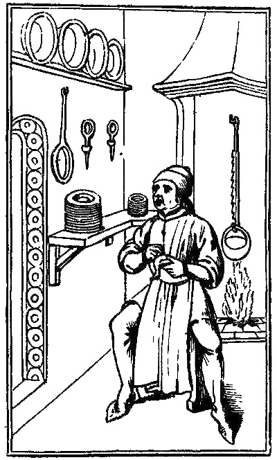 A COOK OF THE PERIOD.