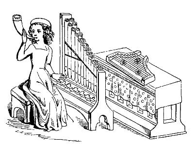 LADY MUSICIAN OF THE 15TH CENTURY.