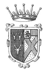 COAT OF ARMS WITH CROWN.