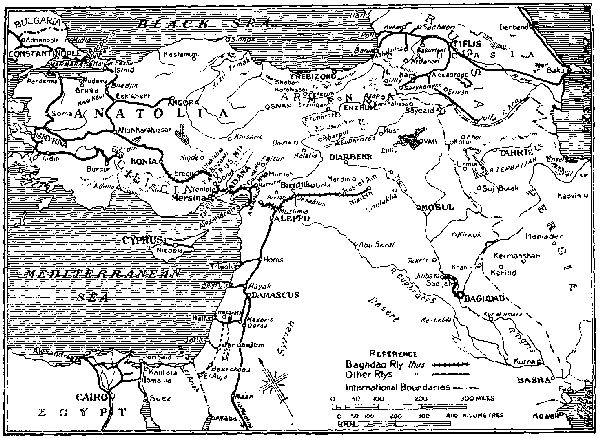 The Course Of The Baghdad Railway
