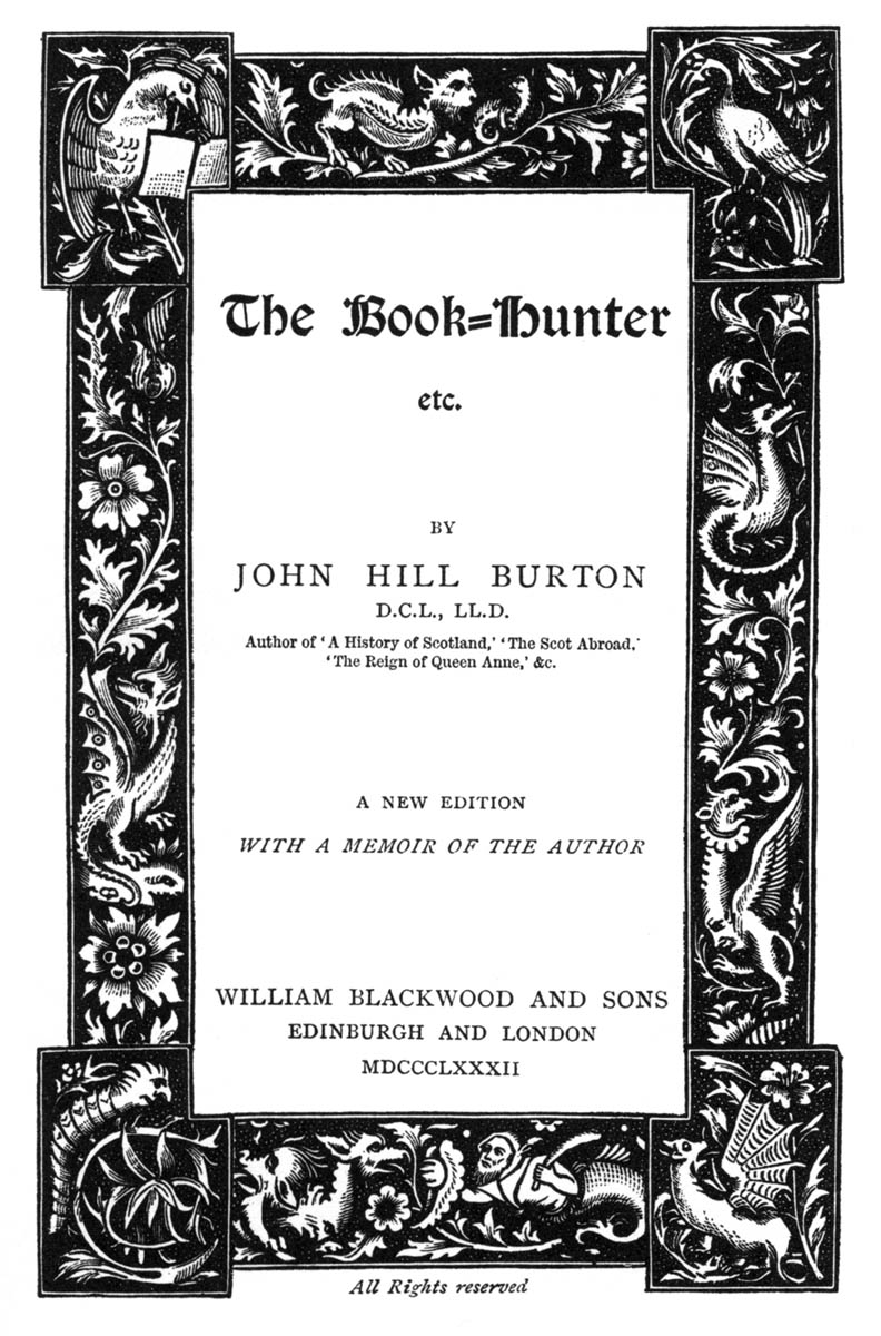 The Project Gutenberg eBook of The Book-Hunter, by John Hill Burton photo