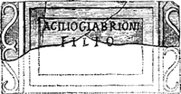 Tablet of Acilius Glabrio.