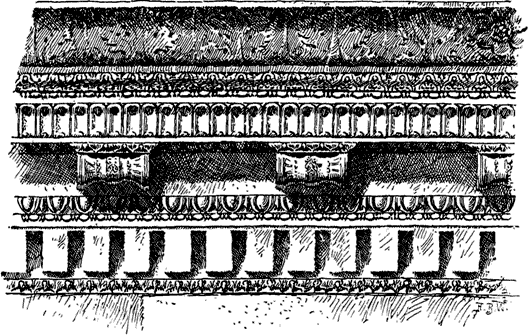 Entablature of the Temple of Concord.