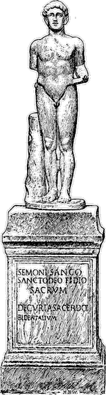 Statue of Semo Sancus.
