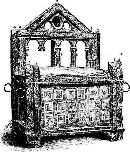 The Chair of S. Peter; after photograph from original.