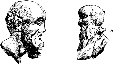 Portrait head of S. Peter and S. Paul