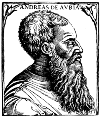 A portrait of Andreas de Auria