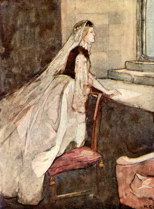 'I go but to my lattice window to listen to the
birds'