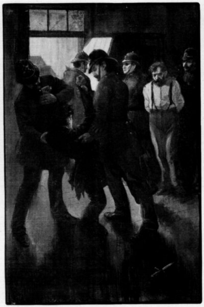 "THEN BEHOLDING PIERRE IRONED AND HELPLESS, PAUL BURST
OUT IN A HYSTERICAL LAUGH."