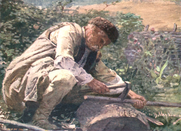 A PEASANT AT WORK, DISTRICT OF TSARIBROD