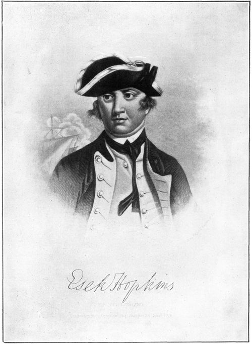 Commodore Esek Hopkins.