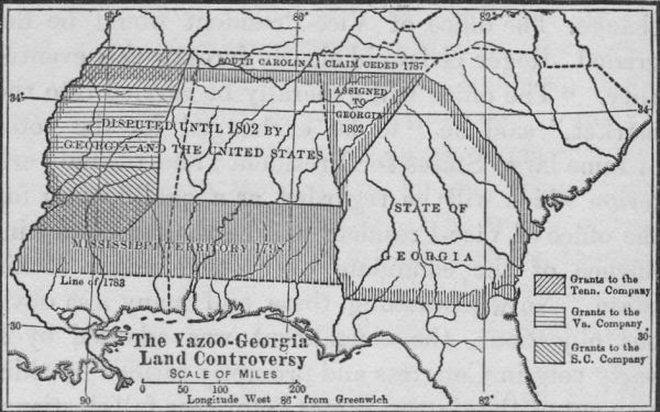 The Yazoo-Georgia Land Controversy