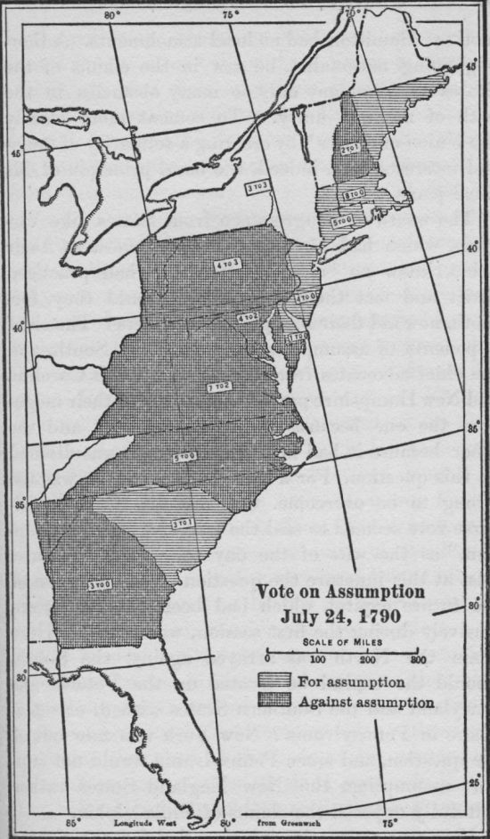 Vote on Assumption July 24, 1790