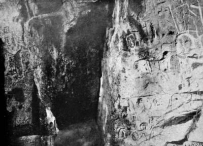 Rock-Carvings in Matto Grosso.