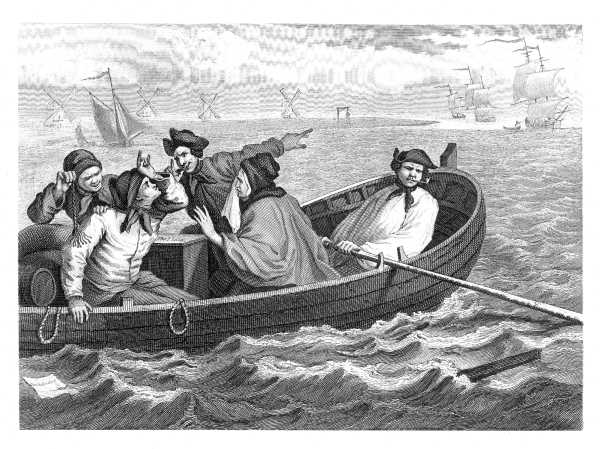 INDUSTRY AND IDLENESS.

PLATE 5.

THE IDLE 'PRENTICE TURNED AWAY AND SENT TO SEA.
