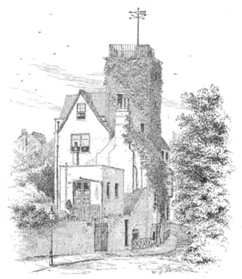 Canonbury Tower, George Daniel's Residence.
