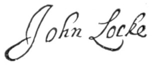 John Locke autograph
