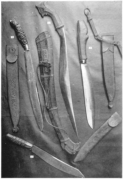 Bowie-knives and Weapons of the Christian Natives.