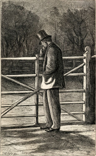 Lucius Mason, as he leaned on the Gate
      that was no longer his own.