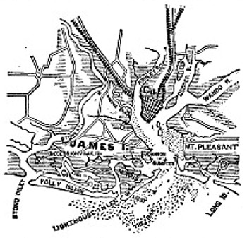 Fig. 2. Map of Charleston and Vicinity.