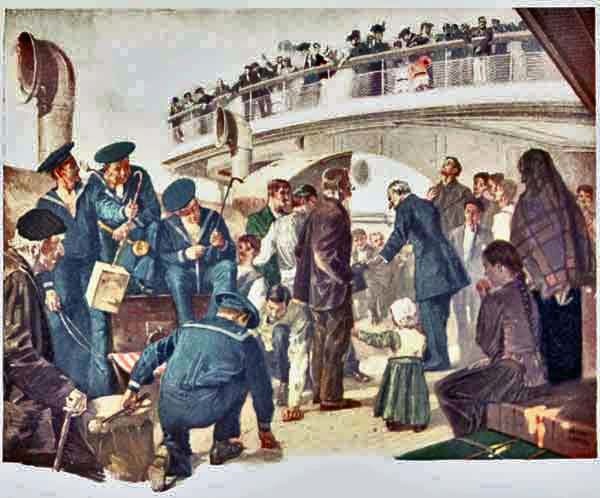 He turned around quickly, glanced up and caught my
eyes, as I was looking down, quite distressed