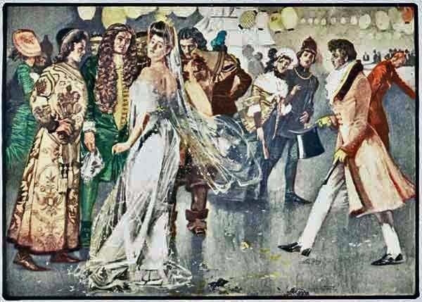 When I turned to speak to him he was gone ... and I
was immediately surrounded by other men asking me for dances